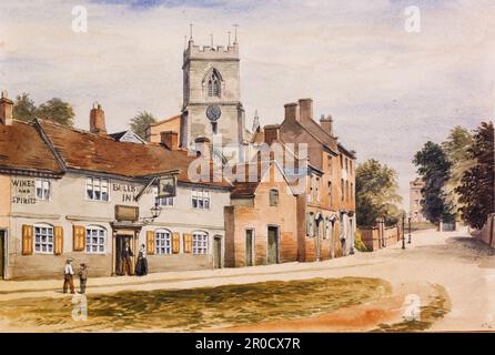 St. Mary's Row Moseley Village, non daté. Allen Edward Everitt... Moseley, Birmingham Banque D'Images