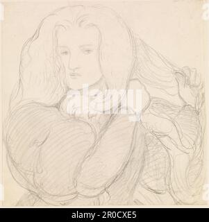 Portrait d'Annie Miller, 1863. Artiste: Dante Gabriel Rossetti Banque D'Images