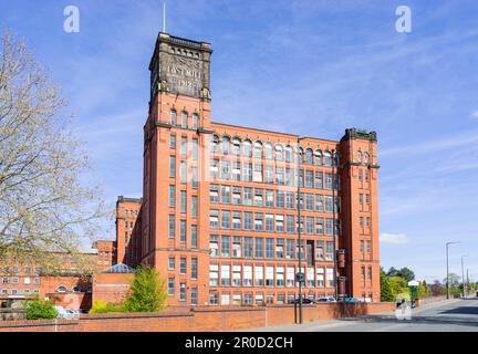 Belper Derbyshire Derwent Valley Mills North Mill Strutt une usine de coton ignifuge pionnière Belper Derbyshire Angleterre GB Europe Banque D'Images