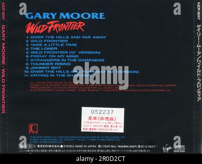 CD: Gary Moore – Wild Frontier. (VJCP-3047), Promo, sortie: 31 mai 1995. Banque D'Images