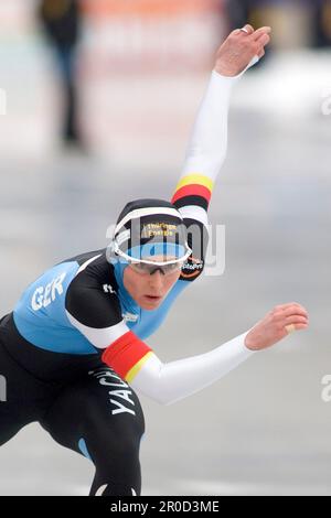 ARCHIVE PHOTO: Sabine VOELKER aura 50 ans sur 11 mai 2023, 16SN WM Inzell 030305.jpg Sabine VOELKER (GER) patinage de vitesse, championnat du monde sur 03.03.05 ?Sven Simon#Prinzess-Luise-Strasse 41#45479 Muelheim / R uhr #tel 0208/9413250#fax. 0208/9413260#KTO.1428150 C ommerzbank E ssen BLZ 36040039# www.SvenSimon.net. Banque D'Images