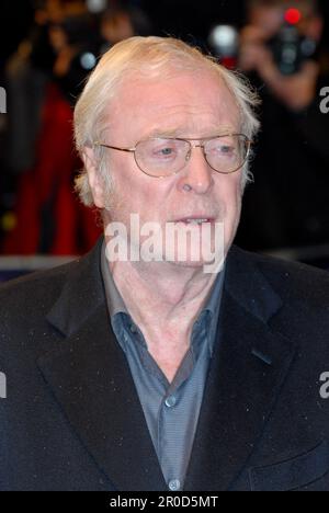 Michael Caine, Sleuth Premiere, Londres, Royaume-Uni Banque D'Images