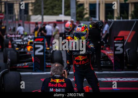 BAKOU, AZERBAÏDJAN, circuit de la ville de bakou, 30 avril 2023 : #11. Sergio PEREZ Mendoza, Red Bull Racing, Honda, pendant le Grand Prix a de Formule 1 d'Azerbaïdjan Banque D'Images
