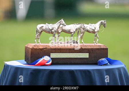 Badminton Estate, Gloucestershire, Royaume-Uni. 8th mai 2023. 2023 Journée des essais de chevaux de badminton 5; les gagnants des essais de chevaux de badminton crédit de trophée: Action plus Sports/Alamy Live News Banque D'Images