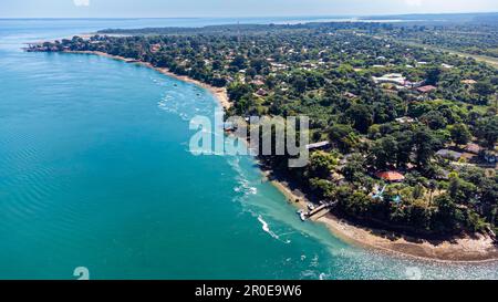 Antenne de l'île de Bubaque, archipel de Bijagos, Guinée-Bissau Banque D'Images