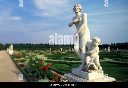 Les jardins du palais Herrenhausen, Hanovre, Basse-Saxe, Allemagne Banque D'Images