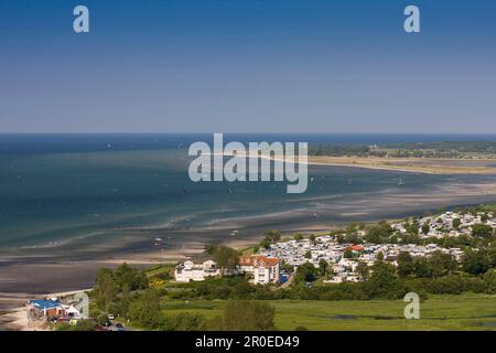 Vue sur le fjord de Kiel, près de Laboe, Schleswig-Holstein, Allemagne Banque D'Images