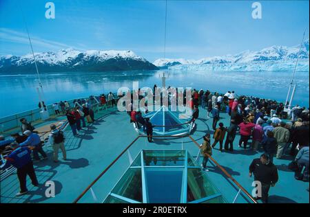 Rhapsody of the Seas, glacier Hubbard, Glacier Bay Alaska, États-Unis, Amerika Banque D'Images