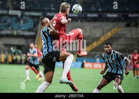 7 mai 2023, Porto Alegre, Rio Grande do Sul, Etats-Unis: (SPO) Championnat brésilien de football: Gremio vs Red Bull Bragantino. 07 mai 2023, Porto Alegre, Brésil: Match de football entre Gremio et Bragantino, valable pour le quatrième tour du Championnat brésilien de football, tenu à Arena do Gremio, dans la zone nord de Porto Alegqqre, le dimanche (7.) Credit: Matheus PE/Thenews2 (Credit image: © Matheus PE/TheNEWS2 via ZUMA Press Wire) USAGE ÉDITORIAL SEULEMENT! Non destiné À un usage commercial ! Banque D'Images