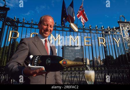 Prince Alain de Polignao Pommery, Reims Champagne, Frankreich Banque D'Images