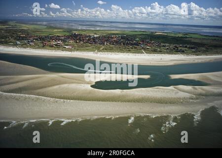 Langeoog Island, Frise orientale, Basse-Saxe, Allemagne Banque D'Images