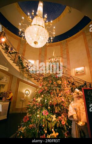 Berlin, arbre de noël à l'opéra palais Banque D'Images