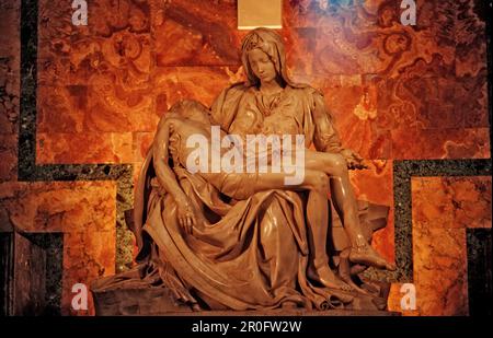 Pieta de Michel-Ange, Italie, ROM, Vatikanstadt Banque D'Images