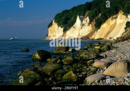 Europe, Allemagne, Mecklenburg-Ouest Pomerania, ile de Rügen, Wissower Klinken, falaises de craie au parc national de Jasmund Banque D'Images