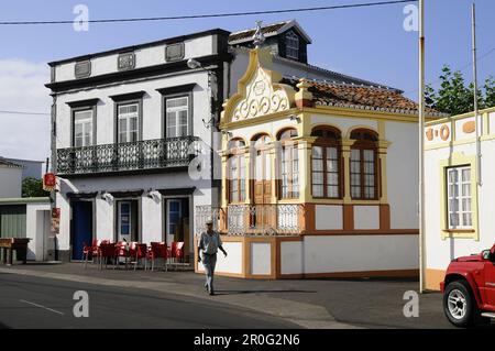 Tempel de l'Esprit Saint à Biscoitos, Northcoast, Terceira Island, Açores, Portugal Banque D'Images