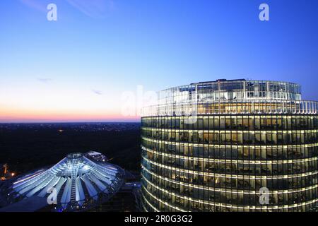 Sony Center à la Potsdamer Platz, Berlin, Allemagne Banque D'Images