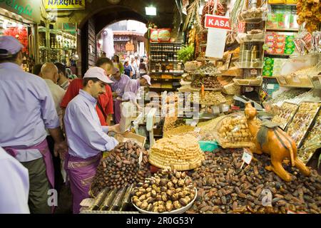Passage principal au Bazar égyptien, Istanbul, Turquie Banque D'Images