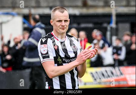 Cleethorpes, Royaume-Uni, 8th mai 2023. Kieran Green lors du match de football Sky Bet EFL League 2 entre Grimsby Town FC et AFC Wimbledon à Blundell P. Banque D'Images