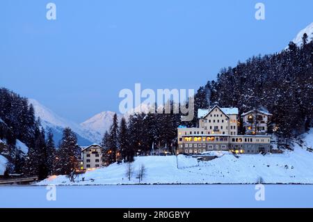 Hotel Waldhaus am See, St. Moritz, Engadin, Grisons, Suisse Banque D'Images