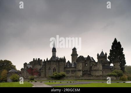 Château de Löwenburg à Bergpark Wilhelmshöhe, le plus grand Bergpark d'Europe, Kassel, Hesse, Allemagne, Europe Banque D'Images