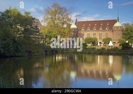 Château de Wittringen, Gladbeck, Rhénanie-du-Nord-Westphalie, Allemagne Banque D'Images