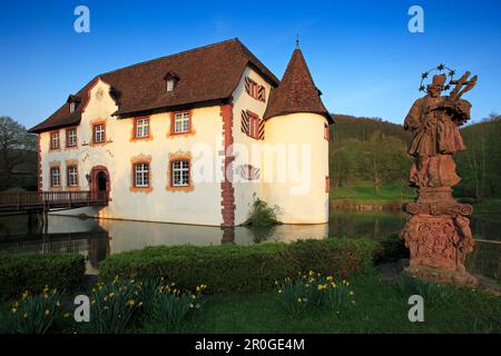 Inzlingen Moated Castle, Markgräfler Land, Forêt Noire, Bade-Wurtemberg, Allemagne Banque D'Images