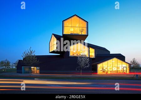 Vitra Design Museum, Vitra House, (Architectes : Herzog & amp ; de Meuron), Weil am Rhein, Markgräfler Land, Forêt Noire, Bade-Wurtemberg, Allemagne Banque D'Images