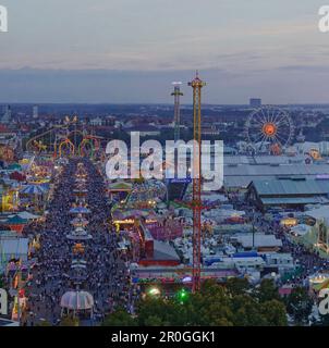 L'Oktoberfest, Munich, 2010, Upper Bavaria, Bavaria, Germany Banque D'Images