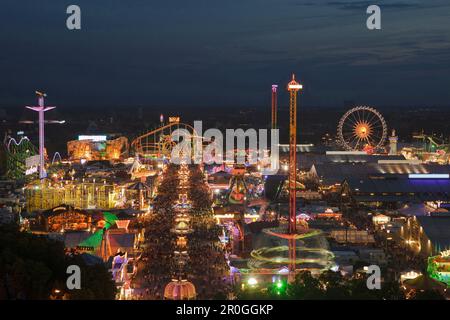 L'Oktoberfest, Munich, 2010, Upper Bavaria, Bavaria, Germany Banque D'Images