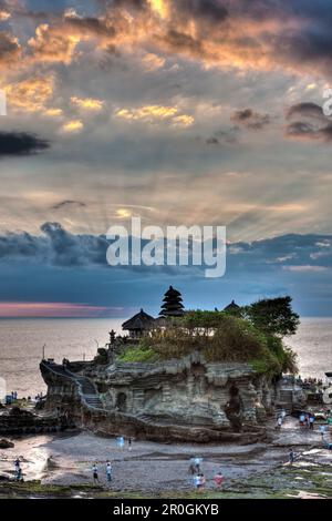 Pura Tanah Lot Temple, Bali, Indonésie Banque D'Images