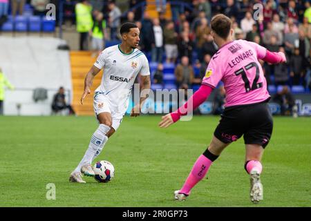 Birkenhead, Royaume-Uni. 08th mai 2023. Josh Dacres-Cogley de Tranmere Rovers pendant le match de la ligue de pari de ciel deux entre Tranmere Rovers et Northampton ville au parc de Prenton sur 8 mai 2023 à Birkenhead, Angleterre. (Photo de Richard Ault/phcimages.com) Credit: PHC Images/Alamy Live News Banque D'Images