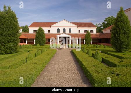 Villa romaine à Perl-Borg, Sarre, Allemagne, Europe Banque D'Images