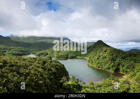 Lac d'eau douce dans le parc national Morne trois Pitons, Caraïbes, Dominique, Antilles Leeward, Petites Antilles, Antilles, Caraïbes, Antilles, Centre Banque D'Images