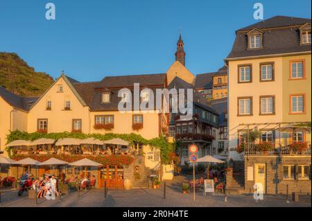 Restaurants à Beilstein, Moselle, Rheinland-Palatin, Allemagne Banque D'Images