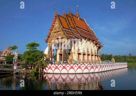 Temple bouddhiste Wat Plai Laem, île de Koh Samui, province de Surat Thani, Thaïlande, Asie du Sud-est Banque D'Images