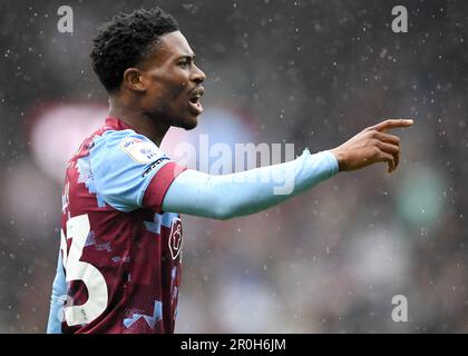 Burnley, Royaume-Uni. 8th mai 2023. Nathan Tella de Burnley pendant le match du championnat Sky Bet à Turf Moor, Burnley. Crédit photo à lire: Gary Oakley/Sportimage crédit: Sportimage Ltd/Alay Live News Banque D'Images