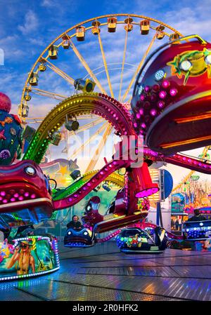 Palmkirmes, plus grande foire paroissiale au printemps à NRW , Allemagne, Rhénanie-du-Nord-Westphalie, région de la Ruhr, Recklinghausen Banque D'Images