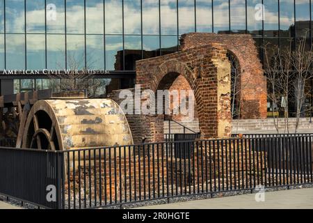 American civil War Museum, dans le centre-ville de Richmond, en Virginie Banque D'Images