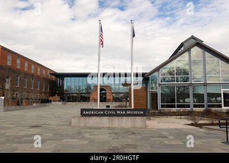 American civil War Museum, dans le centre-ville de Richmond, en Virginie Banque D'Images