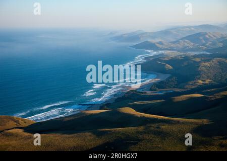 Paysage de la Côte sauvage, l'Est, Mbotyi Cap, Afrique du Sud Banque D'Images