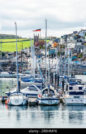 Port et port de plaisance de Brixham, Brixham, Torbay, Devon, Angleterre Banque D'Images