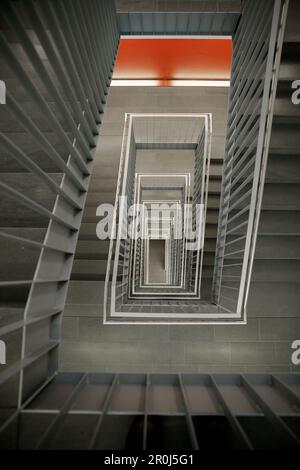Escalier, Munich, haute-Bavière, Allemagne Banque D'Images