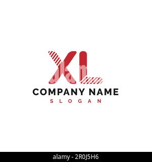 Logo lettre XL. Illustration vectorielle du logo lettre XL - Vector Illustration de Vecteur