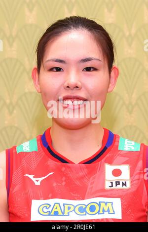 Tokyo, Japon. JVA a annoncé l'équipe nationale des femmes du Japon 2023. 8th mai 2023. Haruyo Shimamura (JPN) Volleyball : 2023 Conférence de presse du coup d'envoi de l'Association japonaise de Volleyball (JVA) à Tokyo, Japon. JVA a annoncé l'équipe nationale des femmes du Japon 2023 . Credit: Yohei Osada/AFLO SPORT/Alay Live News Banque D'Images