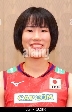 Tokyo, Japon. JVA a annoncé l'équipe nationale des femmes du Japon 2023. 8th mai 2023. Kotona Hayashi (JPN) Volleyball : 2023 Conférence de presse du coup d'envoi de l'Association japonaise de Volleyball (JVA) à Tokyo, Japon. JVA a annoncé l'équipe nationale des femmes du Japon 2023 . Credit: Yohei Osada/AFLO SPORT/Alay Live News Banque D'Images