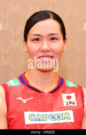 Tokyo, Japon. JVA a annoncé l'équipe nationale des femmes du Japon 2023. 8th mai 2023. Aya Watanabe (JPN) Volleyball : 2023 Conférence de presse du coup d'envoi de l'Association japonaise de Volleyball (JVA) à Tokyo, Japon. JVA a annoncé l'équipe nationale des femmes du Japon 2023 . Credit: Yohei Osada/AFLO SPORT/Alay Live News Banque D'Images