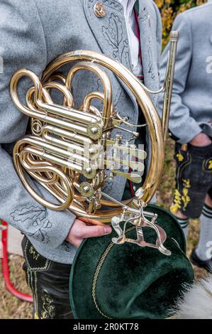 musique bavaroise, danse, typole, tradition bavaroise, Bavière, Allemagne, Europe Banque D'Images