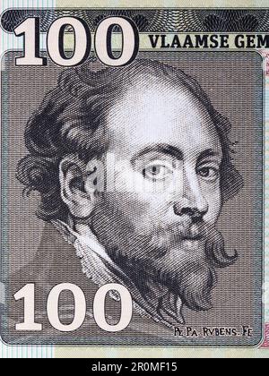 Peter Paul Rubens un portrait de Money - Guldens Banque D'Images