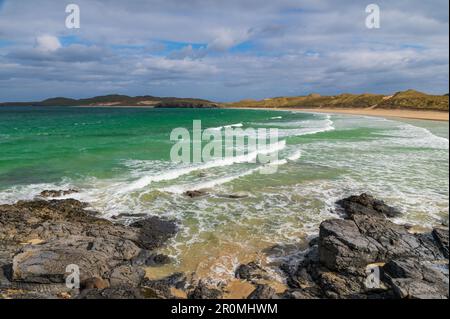 Baie de Balnakeil, près de Durness, à Sutherland, en Écosse Banque D'Images