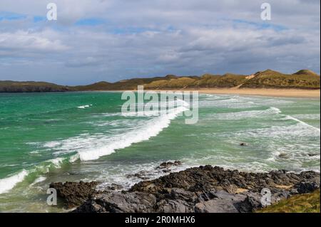 Baie de Balnakeil, près de Durness, à Sutherland, en Écosse Banque D'Images